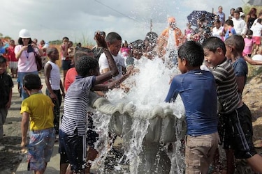 Inauguran proyecto de agua en San Miguelito