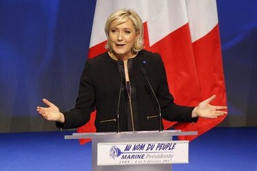 Ultraderechista Marine Le Pen abre campaña con programa nacionalista y antiinmigrantes