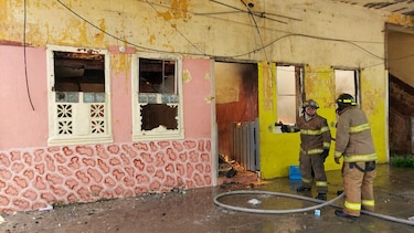 Se incendia viejo inmueble en Barrio Sur de Colón