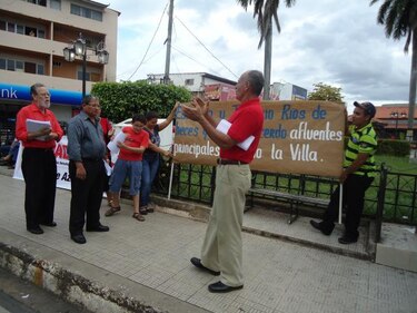 Frenadeso se une a lucha para salvar río La Villa