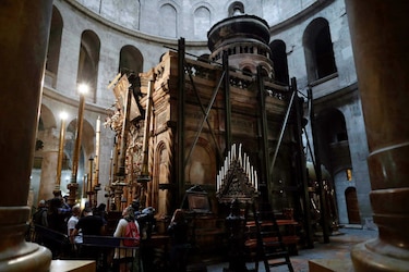 Restaurarán la tumba de Cristo la cual está en muy mal estado