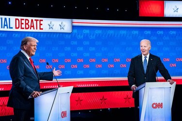 Esposa de Joe Biden pensó que el expresidente estaba sufriendo un derrame cerebral durante el debate de 2024 frente a Trump
