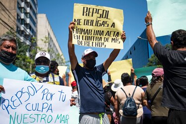 Aves muertas y pescadores desempleados dos meses después de derrame en Perú