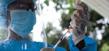 Servicio de vacunación, afectado por la pandemia
