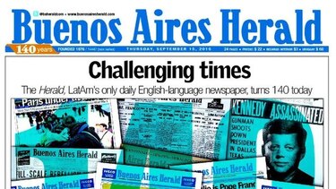 Tras 140 años cierra diario argentino en inglés que denunció crímenes de la dictadura