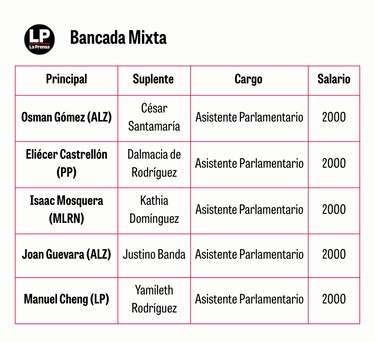 Contratados como asesores y asistentes: así siguen en la planilla los diputados suplentes