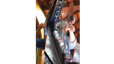 El sonido del agua en un arpa de Paraguay