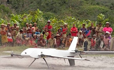 Drones ayudan contra enfermedades en zonas lejanas