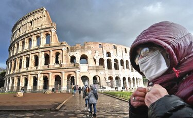 Hoteles en Roma sufren por crisis de la Covid-19
