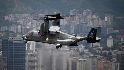 Las imágenes del ejercicio militar de EU en Caracas autorizado por el gobierno de Venezuela