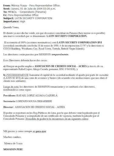 López Aliaga y los Panama Papers