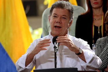 El presidente Santos pide a colombianos ahorrar agua y energía por sequía
