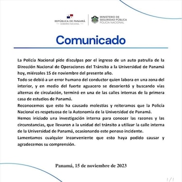 El ministro Juan Manuel Pino es querellado por la Universidad de Panamá