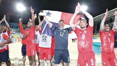 Panamá conoce a sus rivales en el fútbol playa