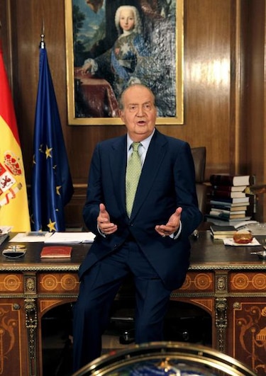 El mensaje navideño del rey Juan Carlos, el menos visto en 15 años
