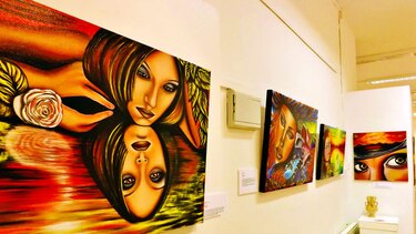 Panameña expone en Madrid