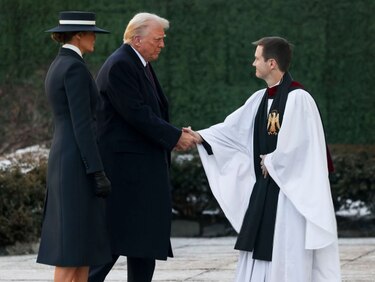 Trump inicia con una misa la jornada que le llevará de vuelta a la Casa Blanca