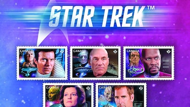 Canadá imprime más estampillas de ‘Star Trek’