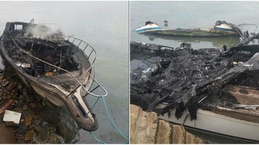 Investigan causas del incendio de embarcaciones en Amador