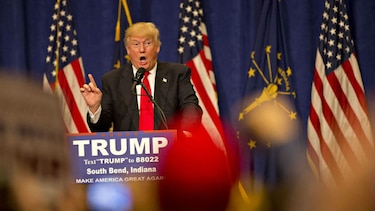 Trump vence en Indiana y queda a un paso de la nominación republicana