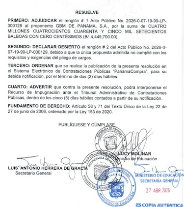 Meduca adjudica $4.4 millones en licencias de software, pero sin laptops para estudiantes