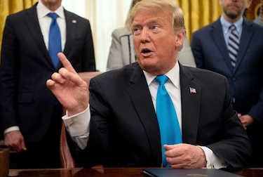 Trump detalla la estructura de la futura fuerza espacial de Estados Unidos