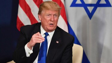 Donald Trump amenaza con negar fondos a palestinos