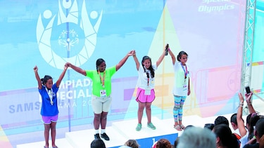 Lluvia de medallas