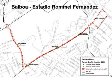 Mi Bus informa de desvíos por el desfile de Navidad