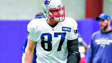 Gronkowski está listo para jugar en el Super Bowl