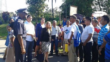 Padres de familia protestaron en Bocas del Toro