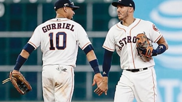 Astros se adelantan en serie divisional a jonronazo limpio