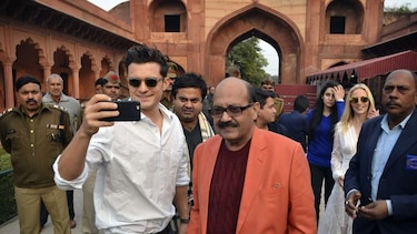 El actor Orlando Bloom logra ingresar a India