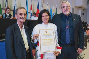 Yacqueline Arosemena gana oro, plata y bronce en el Panamericano de Jiu-Jitsu 2025