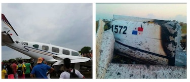 Se accidentan dos avionetas con matrícula panameña en Honduras y Colombia; una de ellas con identificación falsa