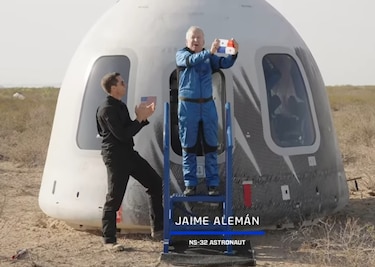 Jaime Alemán, fuera de la Tierra