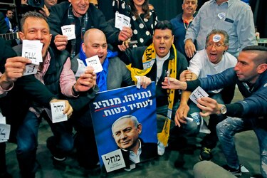 Netanyahu lidera legislativas en Israel pese a su inculpación, según sondeos