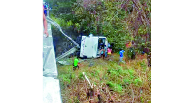 Accidente de bus en Antón deja al menos 18 muertos