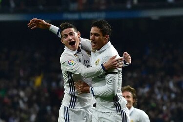 Real Madrid vence al Sevilla 3-0 con doblete de James Rodríguez