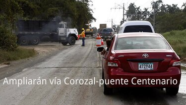 $85 millones para ampliar vía Corozal- puente Centenario