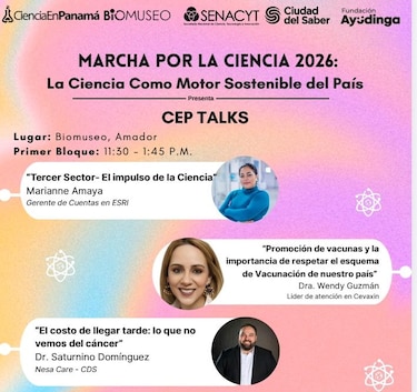 Marcha por la Ciencia 2026: agenda, horario y actividades en Panamá