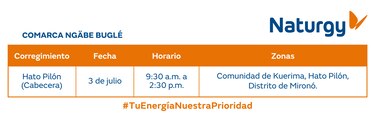 Trabajos de mantenimiento en la red eléctrica del 30 de junio al 6 de julio 2025