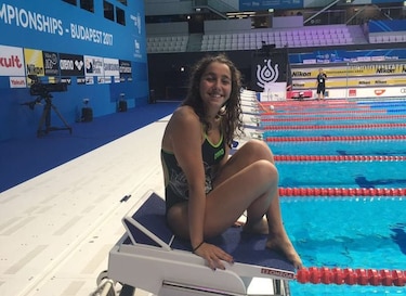 Carolina Cermelli ocupa el puesto 44 en 100 metros dorso