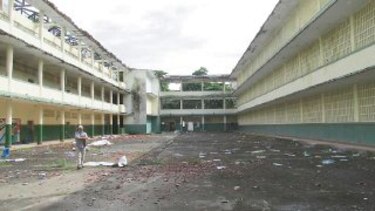 Vandalizan antigua sede del Abel Bravo