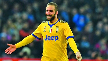 Juventus le gana ayer al Napoli con gol de Higuaín