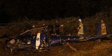 Cuatro oficiales mueren al caer helicóptero militar en favela Ciudad de Dios