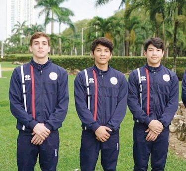 Tres gimnastas panameños clasifican a los Panamericanos