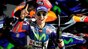 Jorge Lorenzo logra la 'pole' de MotoGP en el GP de Valencia