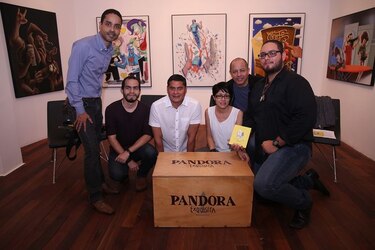 La ilustración cuenta anécdotas en Pandora Exquisita