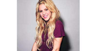 Shakira se divierte haciendo música
